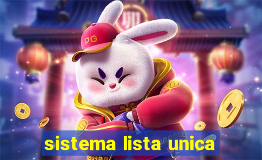 sistema lista unica